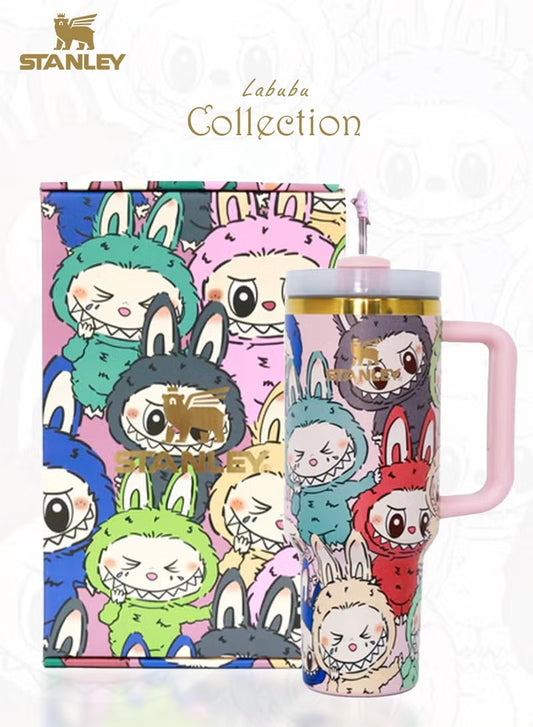 Stanley Adventure Quencher H2.0 FlowState Tumbler 40oz - Limited Edition (Labubu, Stitch, Hello Kitty) | Insulated Stainless Steel Cup | Eco-Friendly Water Bottle | UAE Free Shipping - imane Habibi