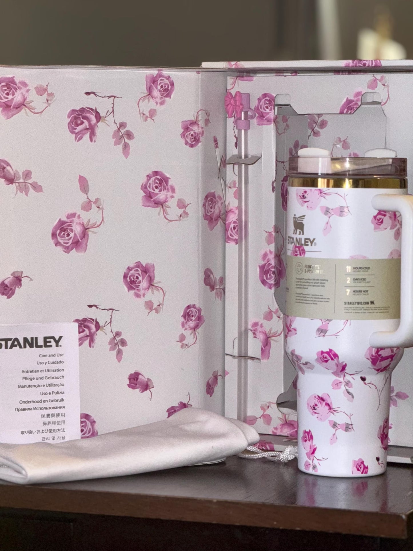 Stanley Adventure Quencher H2.0 FlowState Tumbler 40oz - Limited Edition (Labubu, Stitch, Hello Kitty) | Insulated Stainless Steel Cup | Eco-Friendly Water Bottle | UAE Free Shipping - imane Habibi