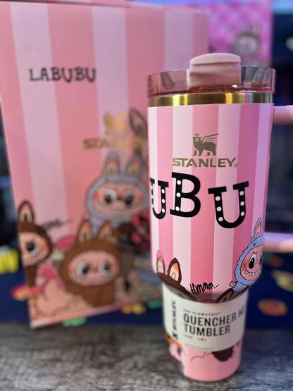 Stanley Adventure Quencher H2.0 FlowState Tumbler 40oz - Limited Edition (Labubu, Stitch, Hello Kitty) | Insulated Stainless Steel Cup | Eco-Friendly Water Bottle | UAE Free Shipping - imane Habibi
