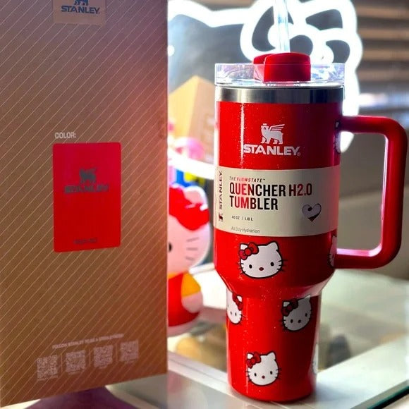 Stanley Quencher H2.0 40 oz Tumbler with Lid & Straw - imane Habibi