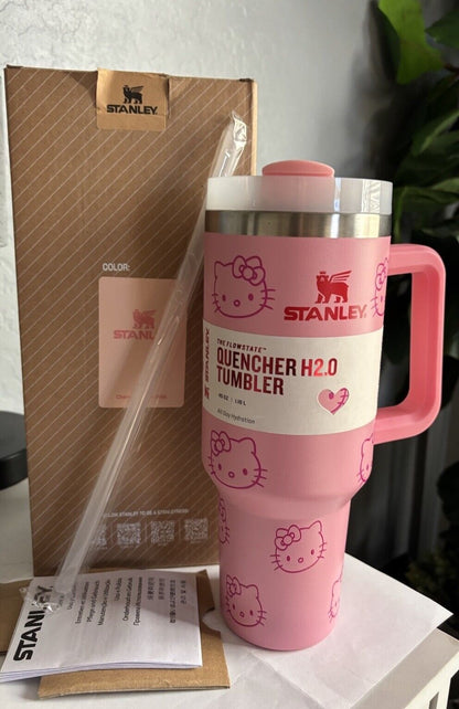 Stanley Quencher H2.0 40 oz Tumbler with Lid & Straw - imane Habibi