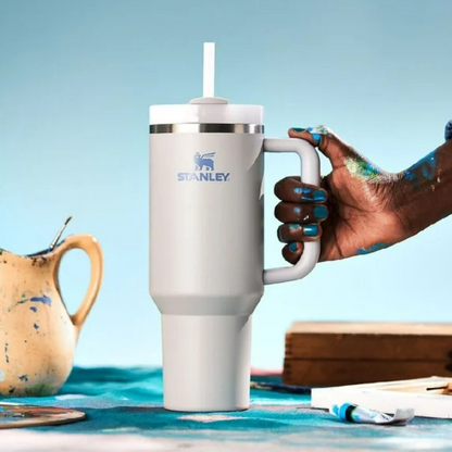 Stanley Quencher H2.0 40 oz Tumbler with Lid & Straw - imane Habibi