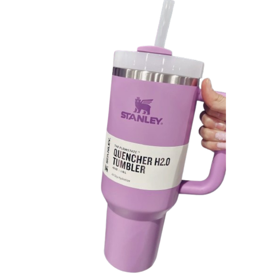 Stanley Quencher H2.0 40 oz Tumbler with Lid & Straw - imane Habibi