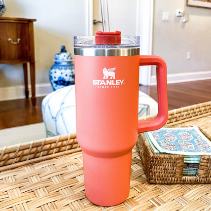 Stanley Quencher H2.0 40 oz Tumbler with Lid & Straw - imane Habibi